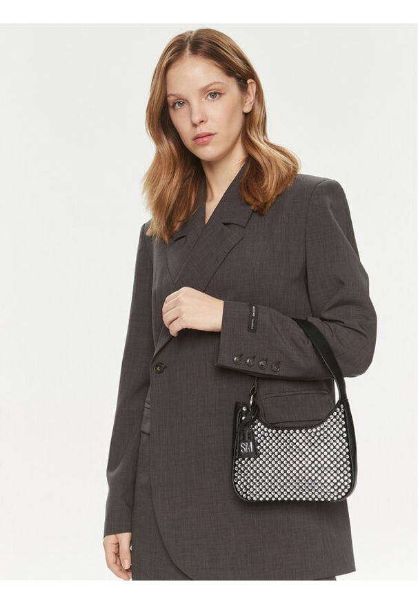 Steve Madden Torebka Bcarlo-R SM13001040 Srebrny. Kolor: srebrny. Materiał: skórzane