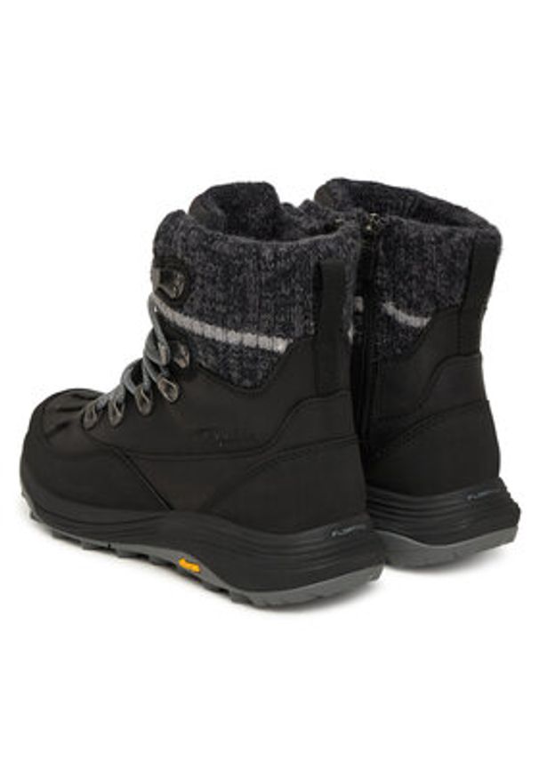 Merrell Śniegowce Siren 4 J037410 Czarny. Kolor: czarny. Materiał: skóra