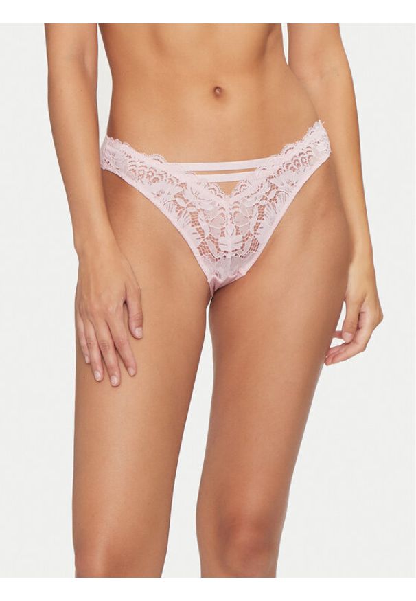 Hunkemöller Figi brazylijskie Andrea 205414 Różowy. Kolor: różowy. Materiał: syntetyk