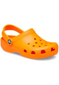 Klapki Crocs Model Classic Clog T Kolor Pomarańczowy. Kolor: pomarańczowy. Materiał: guma, syntetyk, materiał