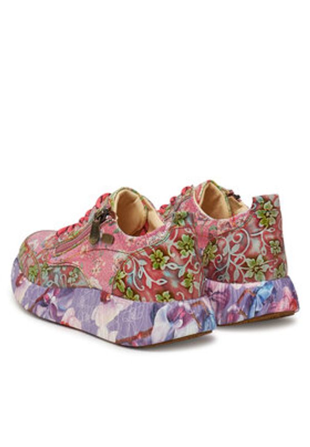 Laura Vita Sneakersy Nikito 62 Kolorowy. Materiał: skóra. Wzór: kolorowy