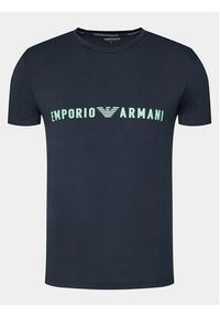 Emporio Armani Underwear T-Shirt 111035 4R516 00135 Granatowy Regular Fit. Kolor: niebieski. Materiał: bawełna
