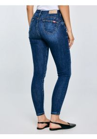 Big-Star - Jeansy damskie push up z wysokim stanem niebieskie Melinda High Waist 521. Stan: podwyższony. Kolor: niebieski. Styl: retro, elegancki, vintage #3