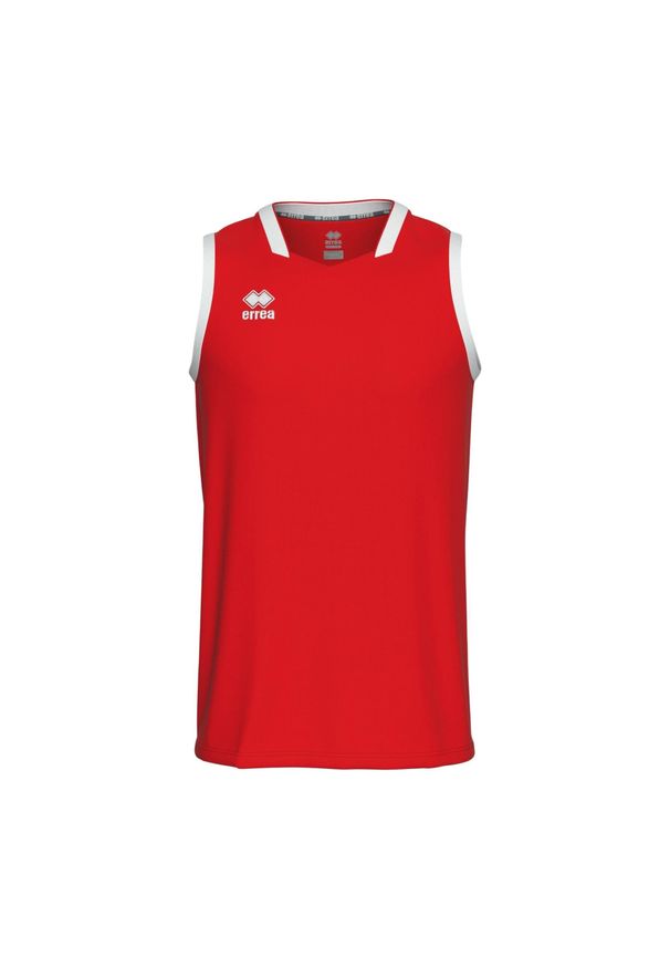 ERREA - Jersey Errea Magic. Kolor: czerwony, wielokolorowy, biały. Materiał: jersey. Długość rękawa: bez rękawów. Sport: koszykówka