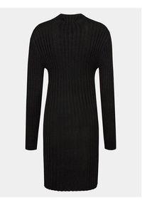 Brave Soul Sukienka dzianinowa LKD-608LOLLIES Czarny Regular Fit. Kolor: czarny. Materiał: wiskoza #3