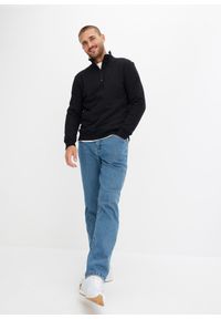 bonprix - Klasyczne jeansy ze stretchem classic fit, straight. Stan: podwyższony. Kolor: niebieski. Styl: klasyczny #2