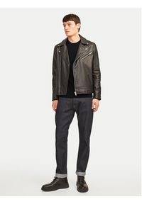 Jack & Jones Sweter Perfect 12257771 Czarny Regular Fit. Kolor: czarny. Materiał: bawełna #5