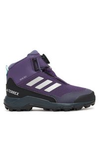 Adidas - Trekkingi adidas. Kolor: fioletowy. Model: Adidas Terrex. Sport: turystyka piesza #1