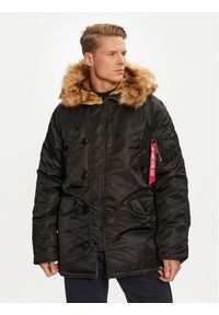 Alpha Industries Kurtka zimowa 103141 Czarny Regular Fit. Kolor: czarny. Materiał: syntetyk. Sezon: zima