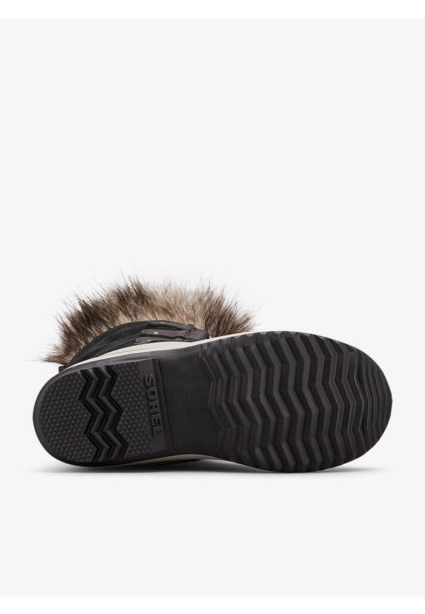 sorel - Buty zimowe damskie Sorel Joan of Arctic. Kolor: czarny. Sezon: zima. Styl: sportowy