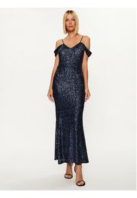 Rinascimento Sukienka wieczorowa CFC0115186003 Granatowy Regular Fit. Kolor: niebieski. Materiał: syntetyk. Styl: wizytowy #3
