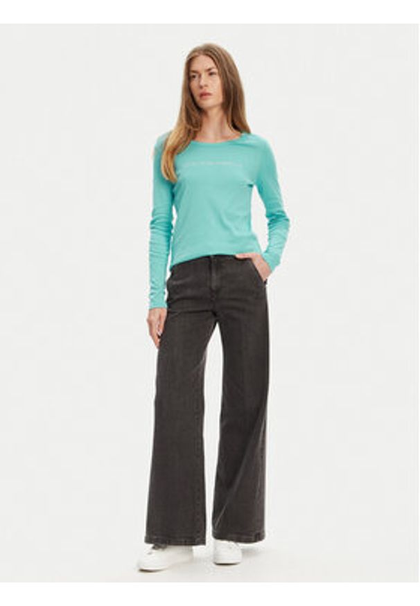 United Colors of Benetton - United Colors Of Benetton Bluzka 3GA2E16G0 Zielony Regular Fit. Kolor: zielony. Materiał: bawełna