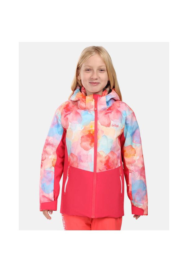Dziewczęca kurtka narciarska Kilpi SAMARA-JG. Kolor: różowy. Sezon: zima. Sport: narciarstwo