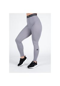 GORILLA WEAR - Legginsy fitness damskie Gorilla Wear Colby Leggings. Kolor: szary. Sport: fitness