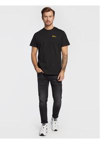 Jack Wolfskin T-Shirt Essential 1808382 Czarny Regular Fit. Kolor: czarny. Materiał: bawełna #4