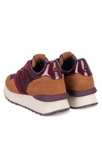 MEXX Sneakersy MI001009643W-01 Bordowy. Kolor: czerwony. Materiał: skóra #4