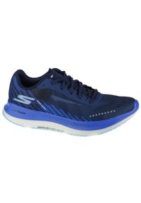 skechers - Skechers Go Run-Razor Excess, damskie, buty do biegania, Fioletowe. Kolor: fioletowy. Materiał: tkanina. Sport: bieganie