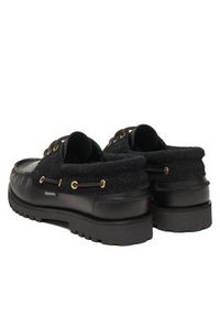 Barbour Mokasyny Deck Boat MFO0795BK51 Czarny. Kolor: czarny. Materiał: skóra #5