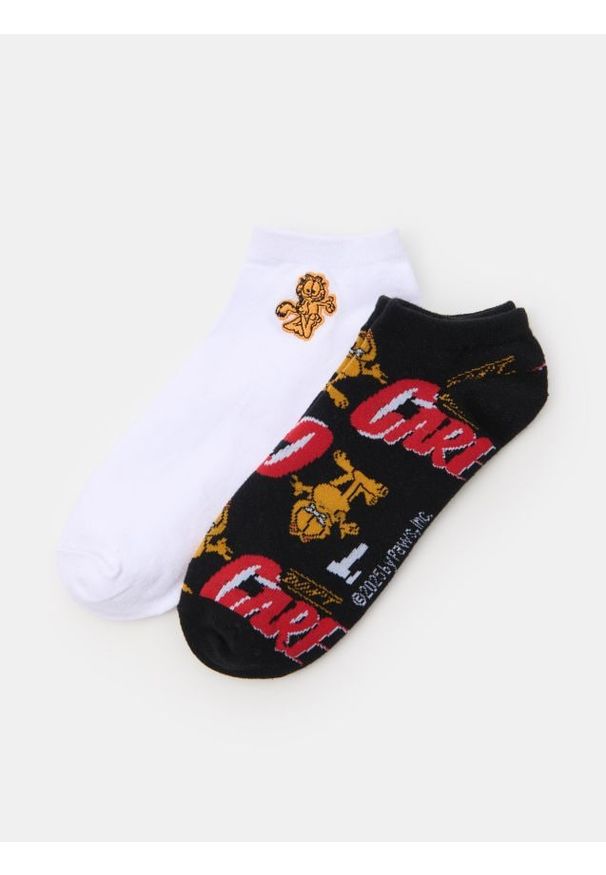 Sinsay - Skarpetki 2 pack Garfield - wielobarwny