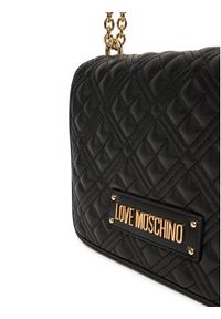 Love Moschino - LOVE MOSCHINO Torebka JC4000PP1NLA0000 Czarny. Kolor: czarny. Materiał: skórzane