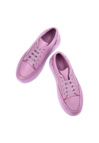Fioletowe Sneakersy Venezia Stylowe Obuwie Damskie. Okazja: na spacer. Kolor: fioletowy. Materiał: skóra. Szerokość cholewki: normalna. Sezon: lato, wiosna. Obcas: na obcasie. Wysokość obcasa: średni. Sport: turystyka piesza #3