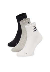 Zestaw 3 par niskich skarpet unisex Shaq. Wzór: kolorowy