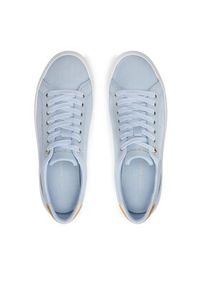 TOMMY HILFIGER - Tommy Hilfiger Sneakersy Essential Vulc Canvas Sneaker FW0FW07682 Błękitny. Kolor: niebieski