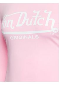 Von Dutch Bluzka Blair 6 224 012 Różowy Slim Fit. Kolor: różowy. Materiał: bawełna #2