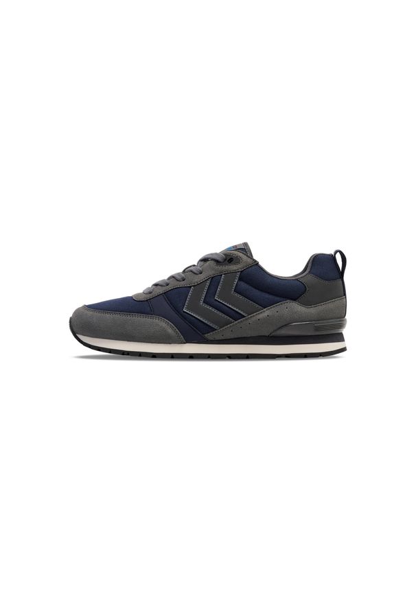Sneakersy Hummel Monaco 86 Wt. Kolor: niebieski, szary, wielokolorowy. Materiał: syntetyk, materiał. Sport: fitness