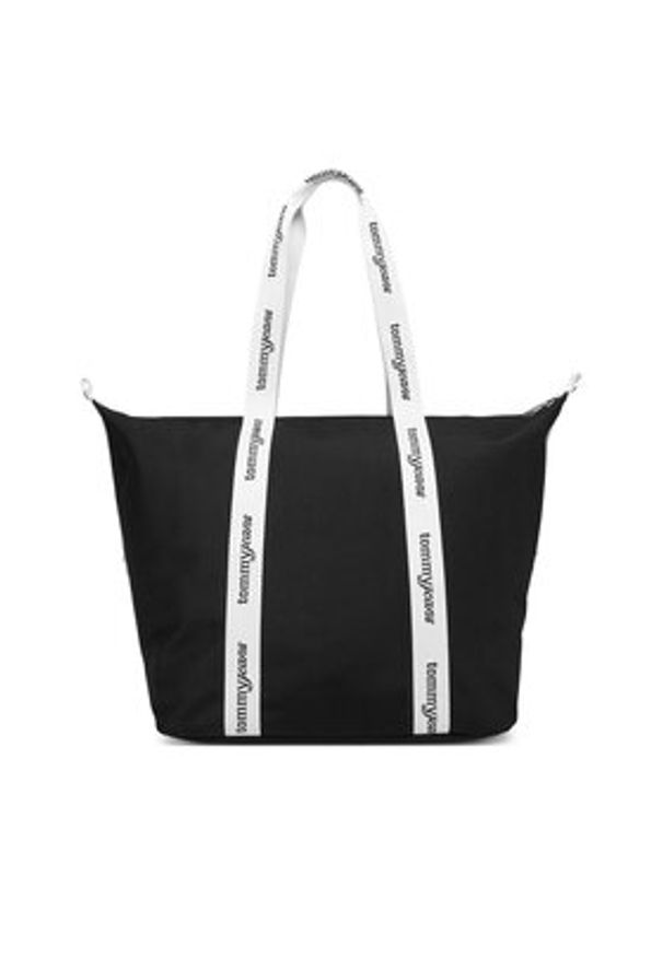 TOMMY HILFIGER - Tommy Hilfiger Torebka Tjw Ess Daily Tote AW0AW18461 Czarny. Kolor: czarny