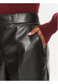 Calvin Klein Spodnie skórzane K20K207083 Czarny Straight Leg. Kolor: czarny. Materiał: syntetyk #3