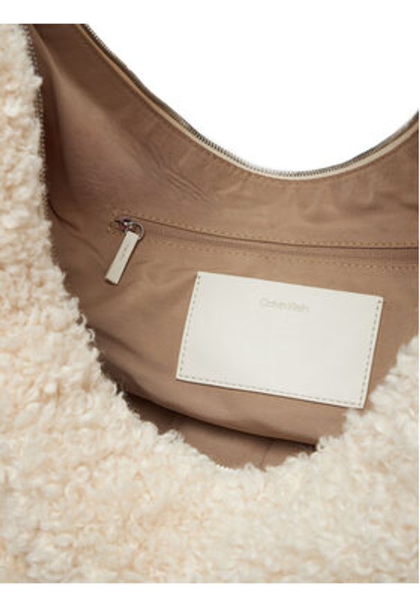 Calvin Klein Torebka LV04F3143G Écru. Kolor: kremowy