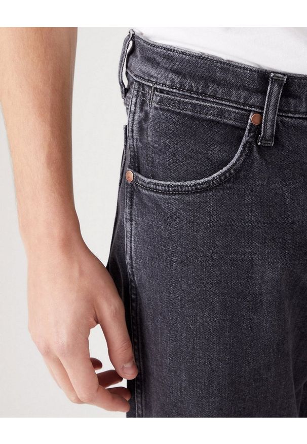 Wrangler - WRANGLER TEXAS MĘSKIE SPODNIE JEANSOWE WEATHERED BLACK W1218913P 112324514