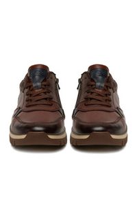 Rieker Sneakersy B9301-25 Brązowy. Kolor: brązowy. Materiał: skóra