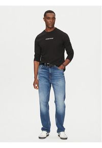 Guess Jeans Longsleeve M5RI84 K8HM0 Czarny Slim Fit. Kolor: czarny. Materiał: bawełna. Długość rękawa: długi rękaw