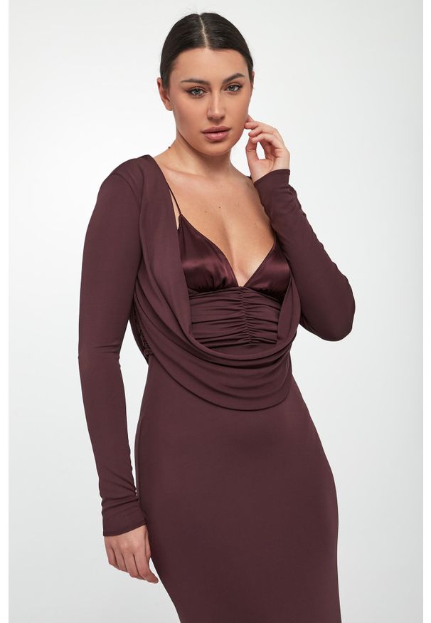 Elisabetta Franchi - Sukienka wieczorowa maxi ELISABETTA FRANCHI. Styl: wizytowy. Długość: maxi