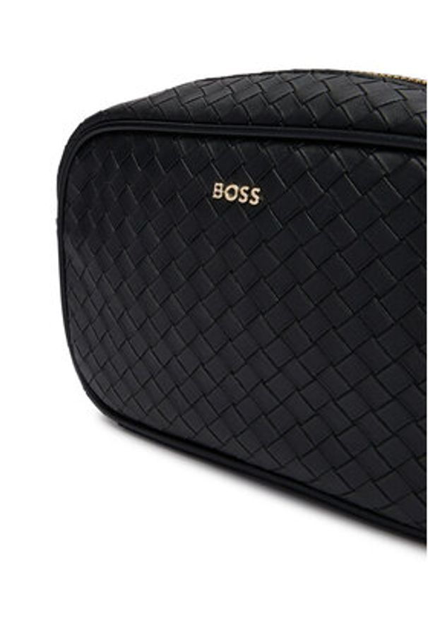 BOSS Torebka 50558012 Czarny. Kolor: czarny. Materiał: skórzane