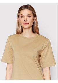 Herskind Sukienka codzienna Jannet 4406530 Beżowy Regular Fit. Okazja: na co dzień. Kolor: beżowy. Materiał: bawełna. Typ sukienki: proste. Styl: casual #3