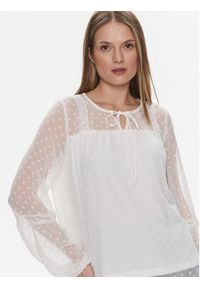 Vila Bluzka Edee 14079577 Biały Regular Fit. Kolor: biały. Materiał: syntetyk #2