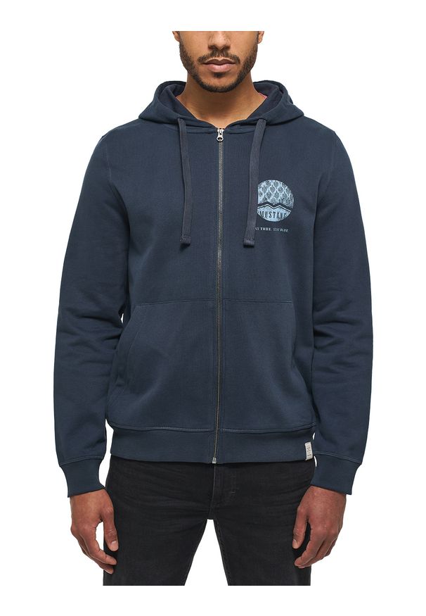 Męska Bluza Rozpinana Mustang Style Brian Hooded CD Outer Space 1013504 5330