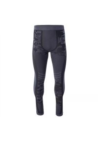 Spodnie termoaktywne Magnum Camo Bottom, męskie - szare, Rozmiar XXL. Kolor: szary. Materiał: skóra, materiał, włókno, elastan, poliamid, syntetyk #1