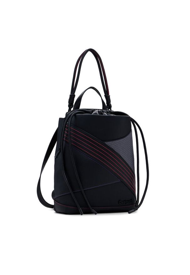 Desigual Plecak 25SAKP50 Czarny. Kolor: czarny. Materiał: skóra
