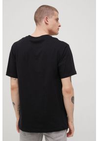 DC t-shirt bawełniany kolor czarny z nadrukiem. Okazja: na co dzień. Kolor: czarny. Materiał: bawełna. Wzór: nadruk. Styl: casual #5