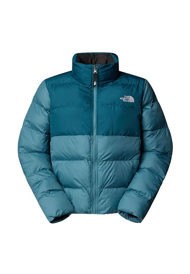 Kurtka The North Face Saikuru 0A89JD2X71 - niebieska. Okazja: na spacer. Kolor: niebieski. Materiał: materiał, poliester. Sezon: zima. Sport: turystyka piesza