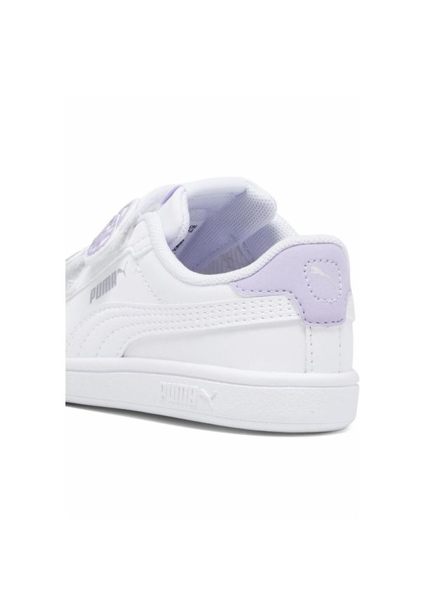 Puma - Sneakersy PUMA Smash 3.0 Butterfly dla małych dzieci PUMA. Zapięcie: rzepy. Kolor: biały, wielokolorowy, fioletowy