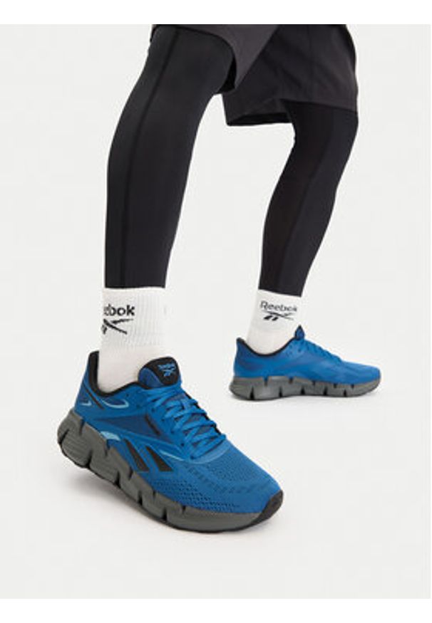 Reebok Buty do biegania EO-ZIG DYNAMICA 6 100244517 Niebieski. Kolor: niebieski. Materiał: materiał