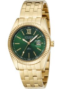 Zegarek Strand Zegarek męski Strand S721GDGESG-DM złoty. Kolor: złoty #1