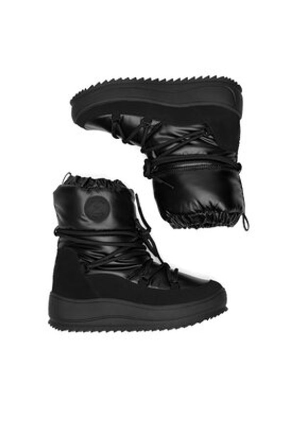 Beverly Hills Polo Club Śniegowce V12-794 Czarny. Kolor: czarny. Materiał: materiał