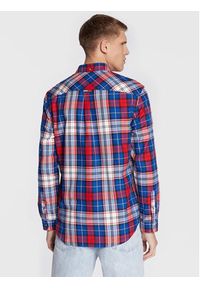 Tommy Jeans Koszula Check Flannel DM0DM15114 Kolorowy Classic Fit. Materiał: wiskoza. Wzór: kolorowy