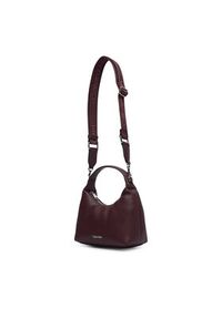 Calvin Klein Torebka LV04F3892G Bordowy. Kolor: czerwony. Materiał: skórzane #2